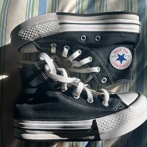 Converse Kids Black and White High-Top Sneakers